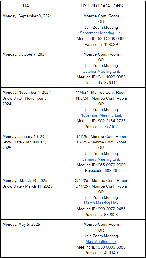IU20 Workshops Dates